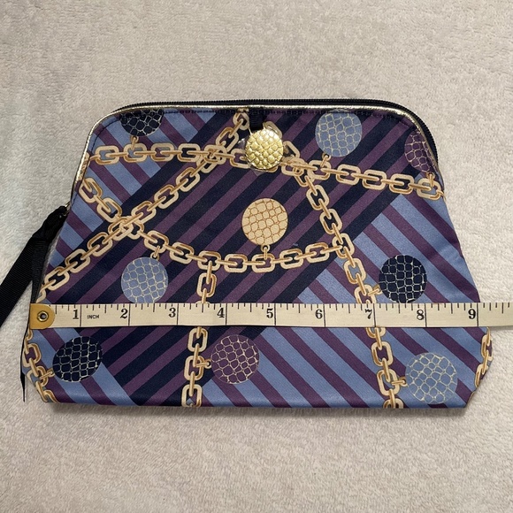 Estée Lauder NWOT Chain-Link Print Cosmetic Bag - Picture 13 of 15